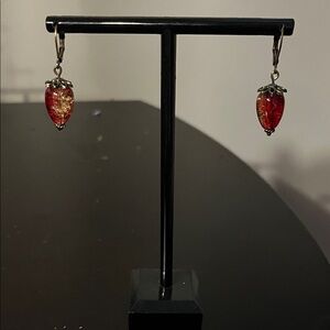 Chic strawberry Dangle Earrings